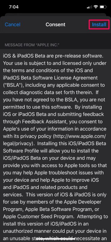 Cómo instalar iOS 14 Developer Beta en iPhone