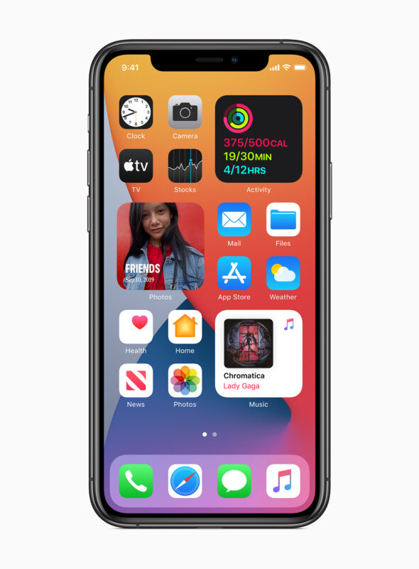 iOS 14 para iPhone nuevos widgets de pantalla de inicio