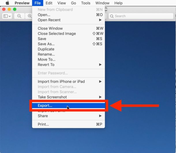 Cómo convertir HEIC a JPEG en Mac con Vista previa