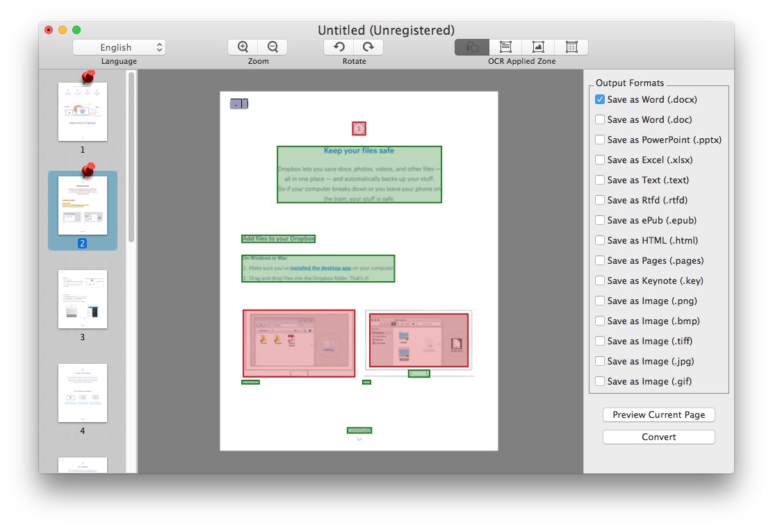 La herramienta de conversión de PDF para Mac funciona bastante bien