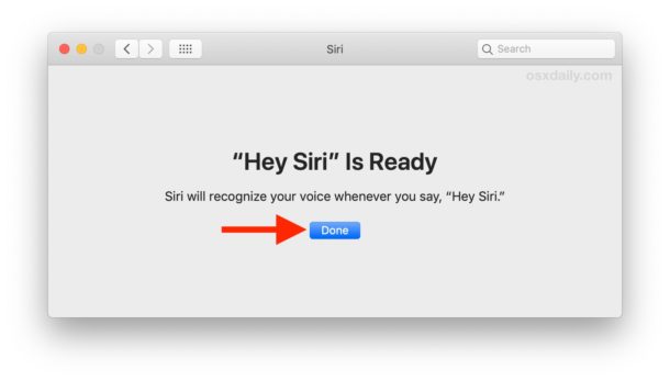 Listo para usar Hey Siri en Mac