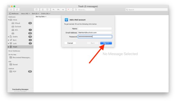 Cómo agregar una cuenta de correo electrónico de Outlook a Mac