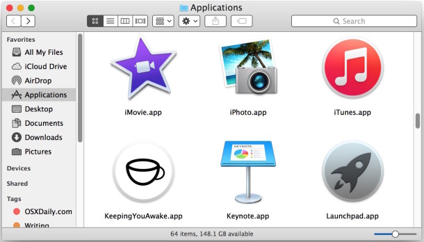 Ejecute iPhoto en nuevas versiones de OS X