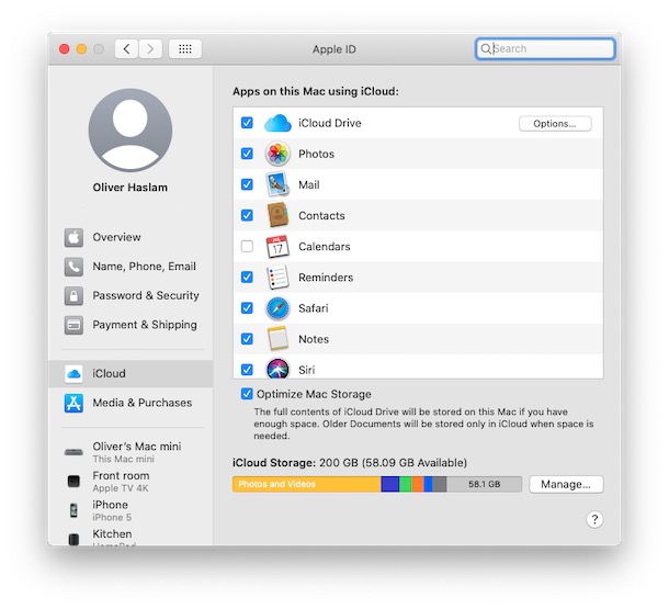 Cómo acceder a la configuración de iCloud y la ID de Apple en MacOS