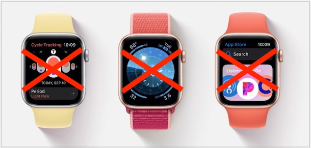 Relojes Apple con cruces