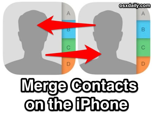 Cómo combinar contactos en iOS