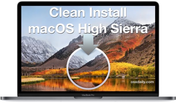 Instalación limpia macOS High Sierra