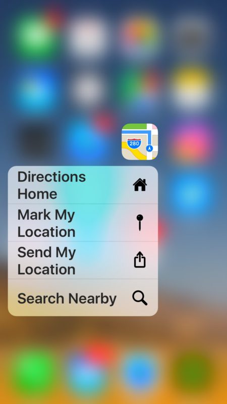 Obtén indicaciones para llegar a casa con 3D Touch iPhone