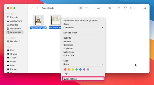 Cómo combinar archivos en un PDF en Mac