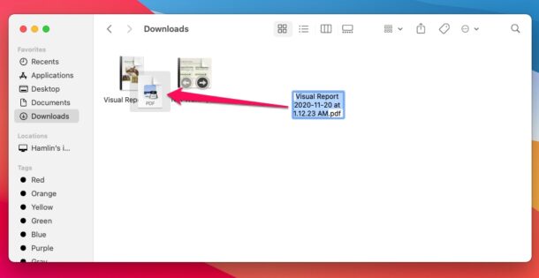 Cómo combinar archivos en un PDF en Mac