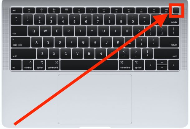 Cómo forzar el reinicio de la nueva MacBook Air con el botón de encendido Touch ID