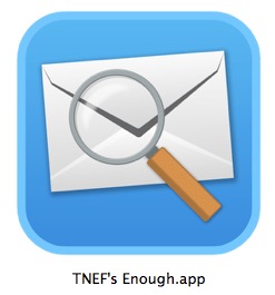 TNEF Suficiente archivos dat abiertos de Winmail en Mac OS X