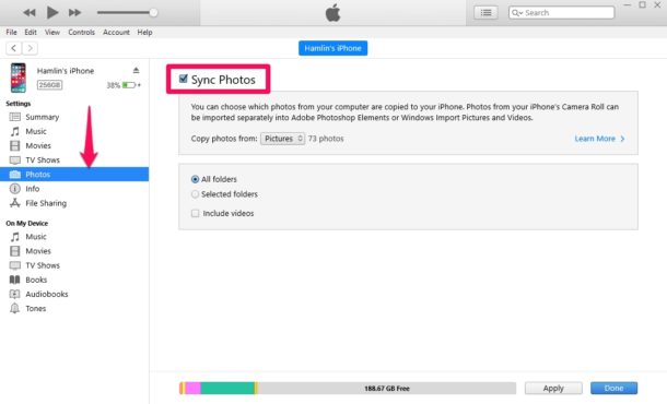 Cómo transferir fotos desde PC a iPhone y iPad