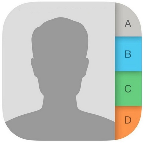 Icono de contactos de iPhone