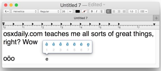 Escribe acentos en Mac de forma fácil