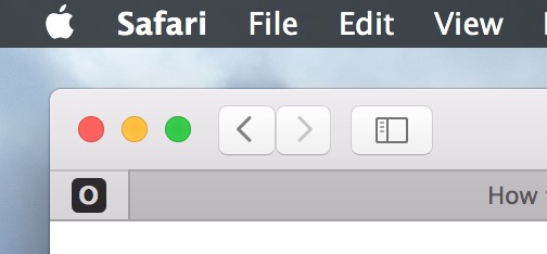Pestañas fijadas en Safari para Mac