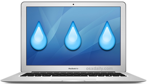 Guarde una MacBook Pro o MacBook Air de Water Contact