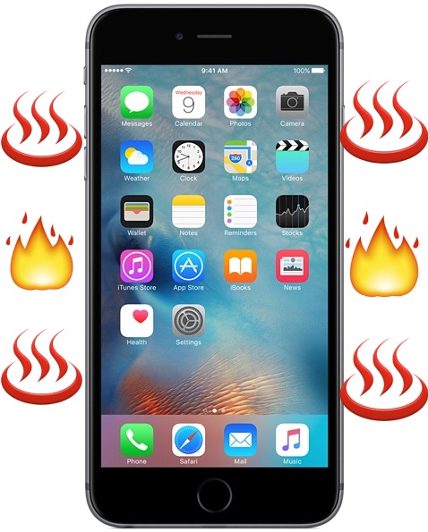 Solución de iPhone caliente