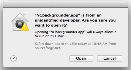 Evite temporalmente el mensaje No se puede abrir la aplicación en Mac OS X