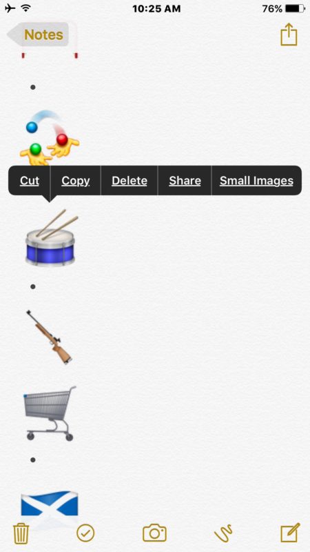 Copiar una imagen de icono de Emoji para enviar