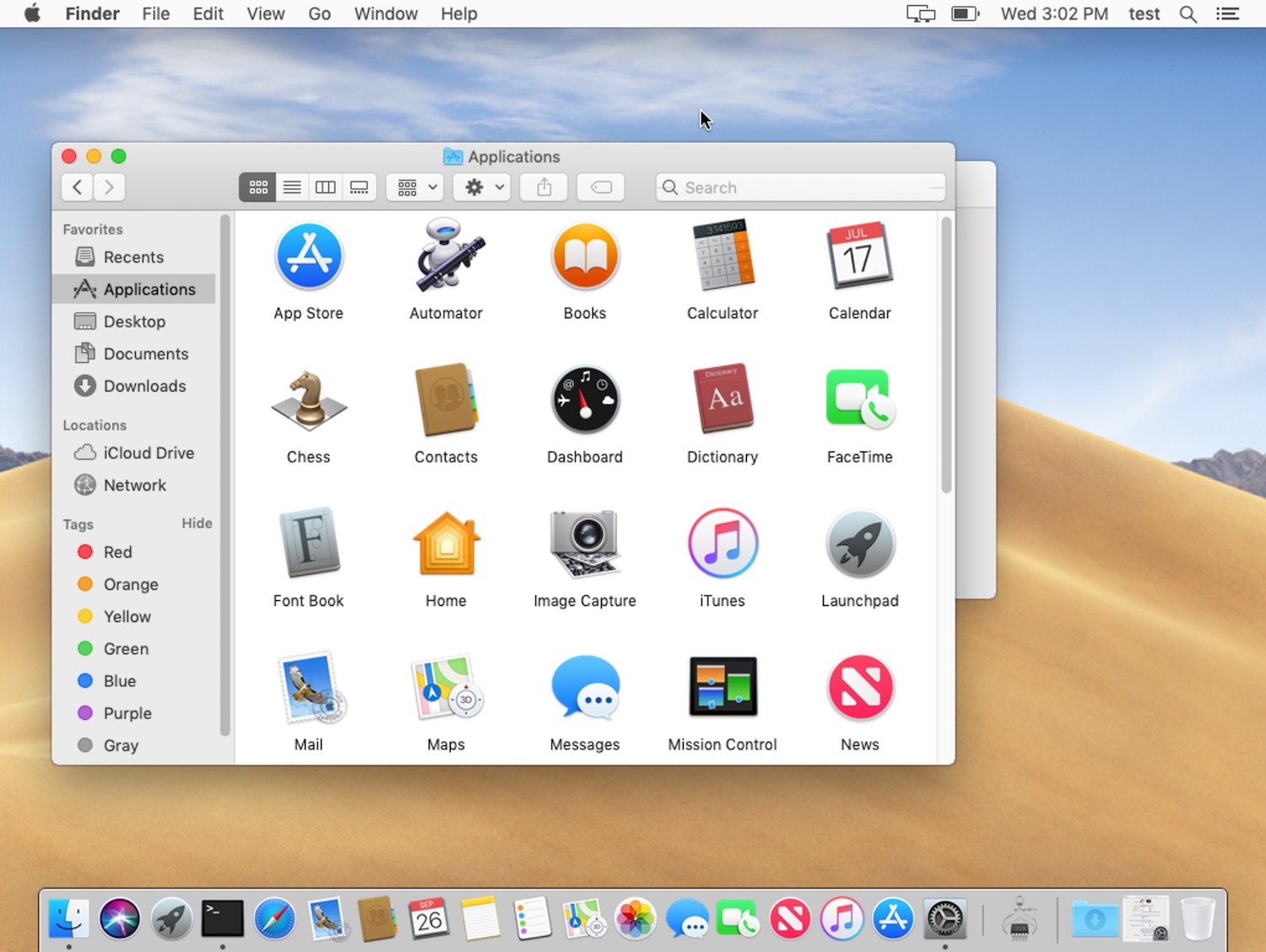 Tema del modo de luz en Mac OS