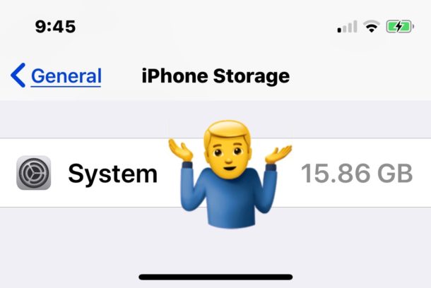 Gran capacidad de almacenamiento del sistema iOS