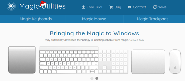 apple magic trackpad for windows 10