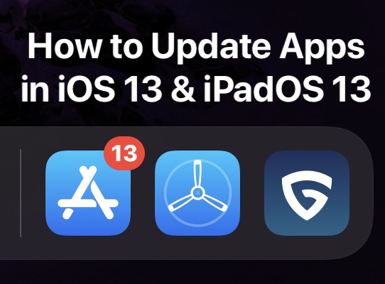 Cómo actualizar aplicaciones en iOS 13 y iPadOS 13