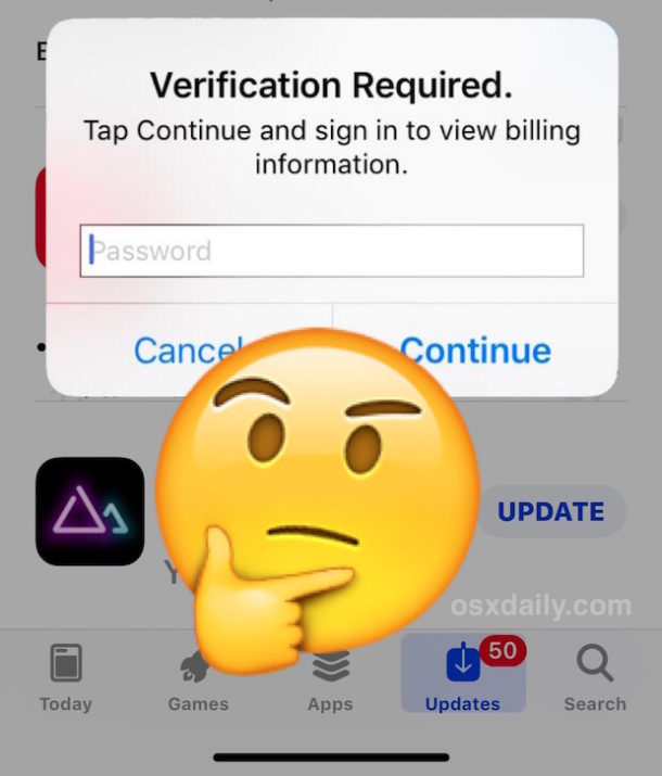 Cómo arreglar el mensaje de verificación requerida en iPhone o iPad