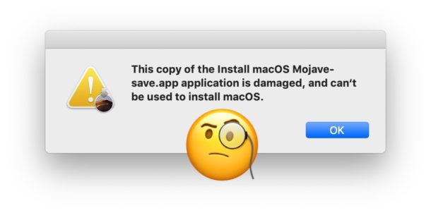 Repare la copia de Instalar MacOS dañada y no se puede usar para instalar macOS