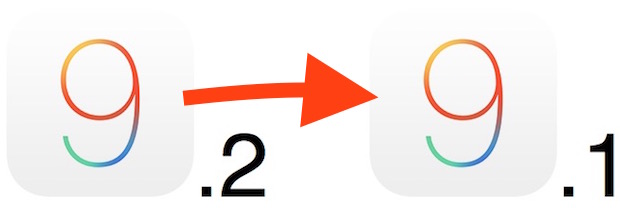 Cambiar iOS 9.2 a iOS 9.1