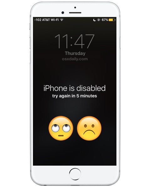 iPhone está deshabilitado inténtelo de nuevo mensaje de error, qué sucedió y cómo solucionarlo