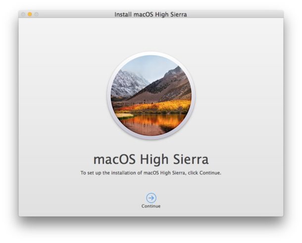 Instalador de MacOS High Sierra