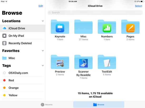 La aplicación Archivos en iOS le permite guardar y acceder a archivos zip en Iphone y iPad