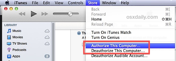 Autorizar la sincronización de la computadora con iTunes