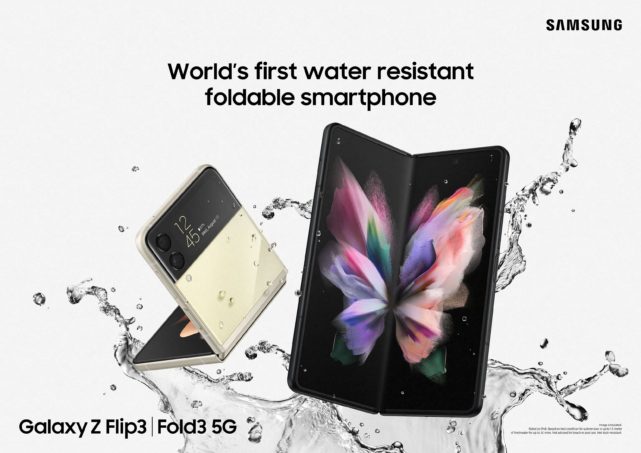 z fold 3 teléfono plegable resistente al agua